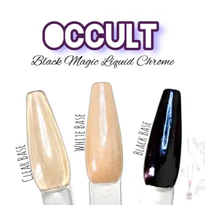 Occult - Red/Purple/Blue Chameleon Liquid Chrome, Color Shifting Chrome, Chroming Liquid for Nails