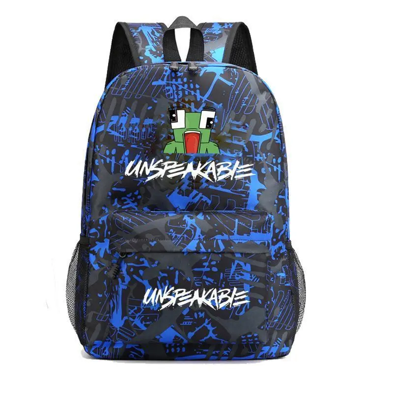 UNSPEAKABLE 18 Anime Backpack for Women Men Teens, Day Packs Knapsacks Casual Backpacks Gift for Gym Travel Camping Outdoor Work Business