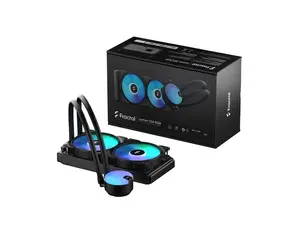 Fractal Design Lumen S24 v2 RGB Aspect 12 RGB x2 AIO CPU Liquid/Water Cooler - Supports Intel LGA 1851/1700/1150/1151/1155/1156/1200 LGA 1366/2011/2011-3/2066 and AMD AM5/AM4