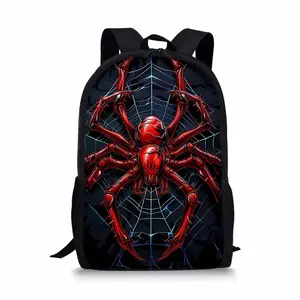 Red Spider Black Backpack - Based on the Provided Information bookbags