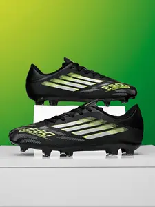 Unisex's Ombre Pink High Top Football Shoes, Breathable Comfortable Football Cleats, Football Training Shoes for All Seasons, Football Boots, Soccer Cleats, Football Field Boots