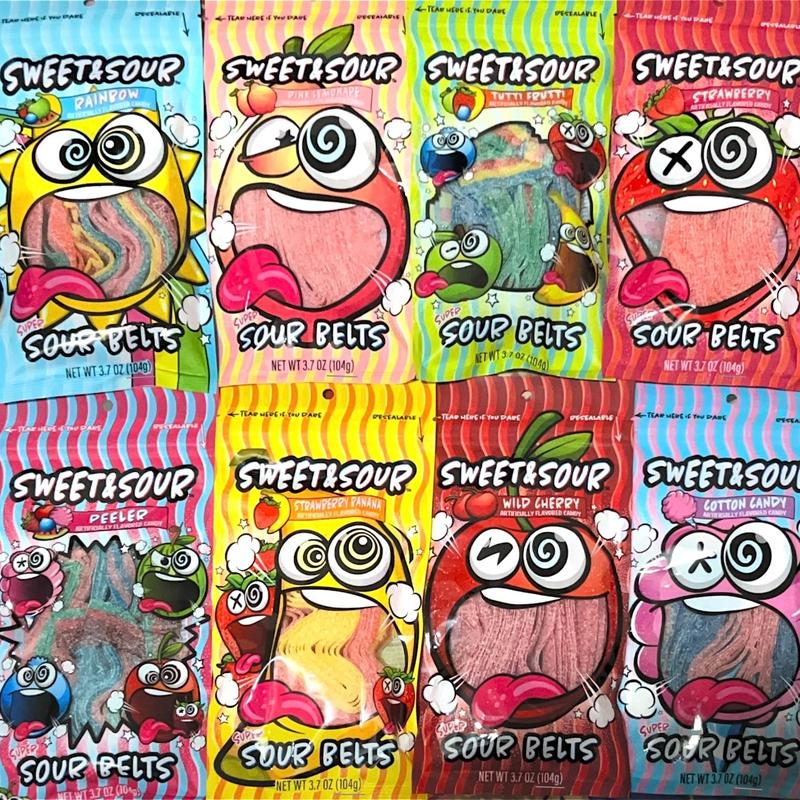 Sweet & Sour Candy Variety 5 Pack Super- Mixed Flavors for Every Taste Bud
