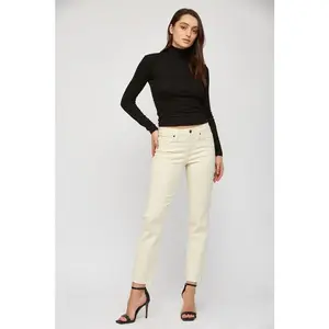 Ivory MR straight leg jeans
