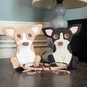 Chihuahua Eyeglasses Holder, Dog Glasses Stand and Unique Gift Idea