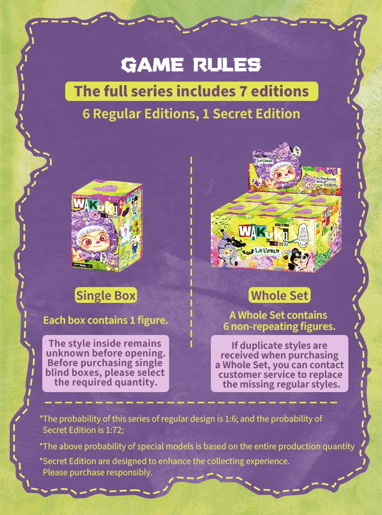 WAKUKU-The handicraft world of WAKUKU Series Vinyl Plush Doll Blind Box