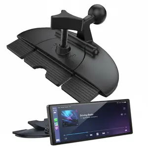 Replacement Cd Slot Mount for Garmin GPS Navi, Carplay Screen, Phone Holder Standard 17mm Ball Adapter CD Mount for 4"-11 inch Car GPS Holder