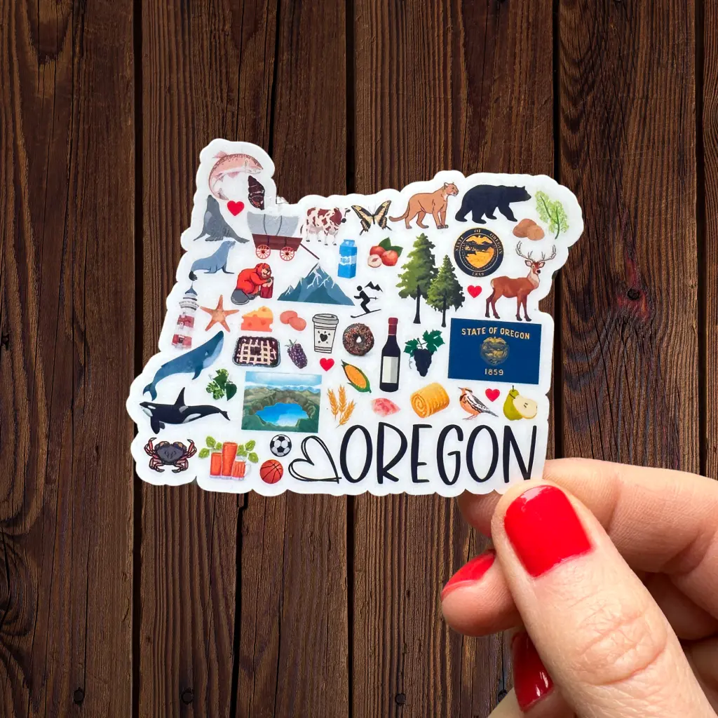 Oregon Sticker | High-Quality Vinyl Decal