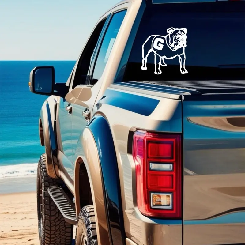 Georgia Bulldog Decal for Car Yeti Cup Cooler or Any Hard Surface Awesome Design Perfect for Vehicle Personalization