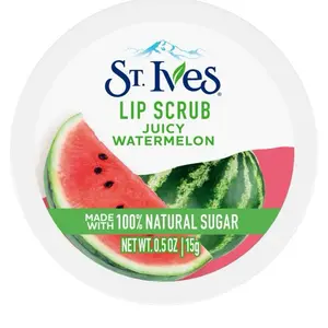 St. Ives Lip Scrub 0.50 oz Juicy Watermelon - Made with 100% Natural Sugar, Skincare, Comfort