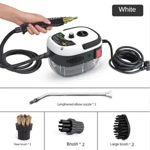 2500W handheld small high-pressure high-temperature steam cleaning machine, portable water storage tank, equipped with brushes, suitable for kitchens, bathrooms, cars, motorcycles, and general purposes.
