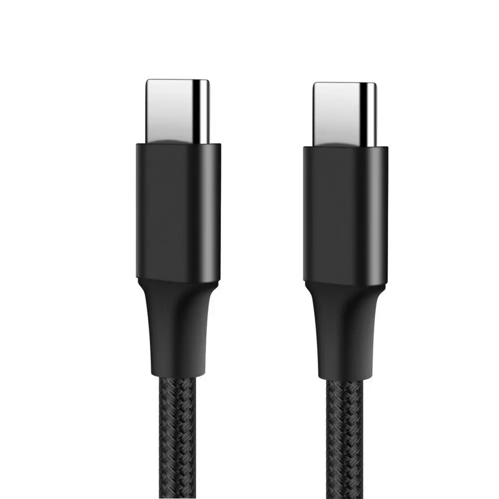 USB C to USB C Cable, 60W Fast Charging Cable (3ft , 6 ft, Black)