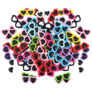 50 Pcs Mini Sunglasses for Crafts, Colorful Resin Flatback Charm Embellishments for Summer Beach DIY Hair Clip Doll Crafts Phone Shell Decor DIY Accessories