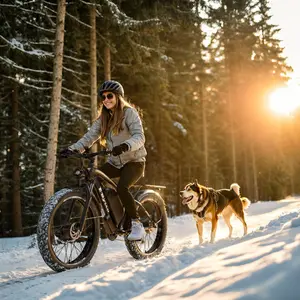 E·BYCCO 24" EB10 Peak 6000W 52V 32Ah Electric Bicycle with dual motors for women and men bikes