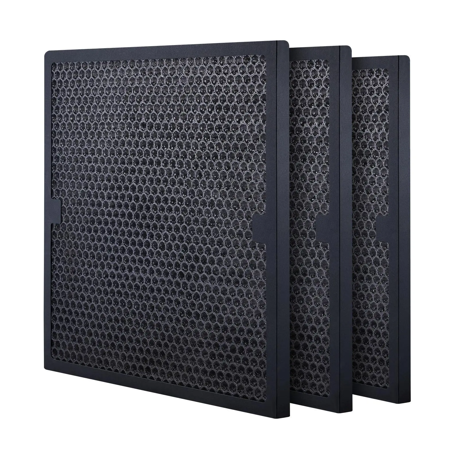 【summerfinds】VEVOR Active Carbon Filters, 3 Pack, 16'' x 19'' Air Filter Replacement, High-efficient Stage 2 Filters Compatible w/ BlueDri & VEVOR Scrubber, Air Purifiers, Water Damage Restoration Equipment