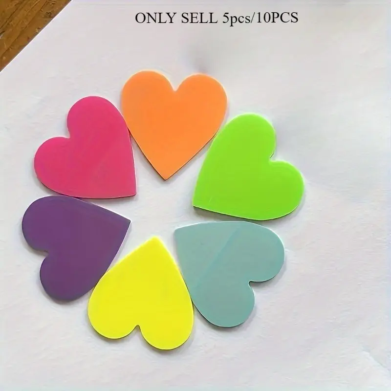 5/8 books Love-Embellished Transparent Sticky Notes - Adorable Clear Tabs for Bookmarks, Book Page Markers, Journaling & Organization - Aesthetic Reusable Page Stickers, Perfect for Stylish Office, School & Study Needs