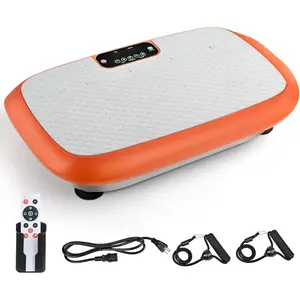 Vibration Plate Exercise Machine for Weight Loss Fitness Equipment, Vibration Plate Platform for Home Fitness,Lymphatic Drainage Shaking Full Body Shaker 99 Adjustable Speeds Massage Whole aerobic stepper gym gear