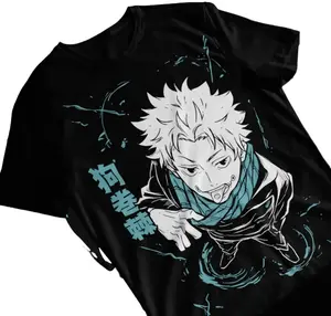 Inumaki Toge Unisex T-Shirt,Jujutsu Kaisen JJK Satoru Gojo Anime Tee ZG3 Crewneck Casual
