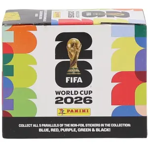 2026 Panini FIFA World Cup Soccer 25-Pack Sticker Box - U.S. Version