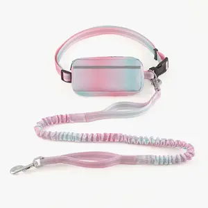 Rainbow Multi-Functional Sports Leash Waist Bag for Active Lifestyles - Versatile Accessory with Leash for Sports Enthusiasts