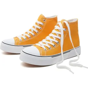High Top Sneakers for Women Classic High Tops Canvas Shoes Lace up Women's Fashion Sneaker