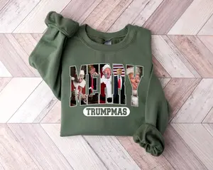 Merry Trumpmas Sweatshirt, Trump Merry Christmas Shirt, Trump Christmas Shirt, Christmas Trump