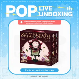 [POP NOW]SKULLPANDA Petals in Four Acts Series Fridge Magnet Blind Box