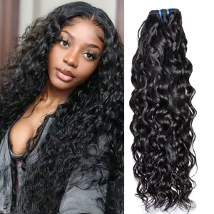 Msgem Hair 12A Brazilian Water Wave Bundles 100% Remy Hair Bundles 1Pcs/Lot Water Wave Hair Bundles For Women 100G/Pcs Natural Black Color #SummerVibes