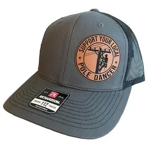 Richardson 112 Lineman Trucker Hat, Journeyman Lineman Gifts For Him, Funny Birthday Gift for Blue Collar Man