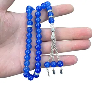 33 beads Glass Prayer Rosary Bracelet Religious Jewelry Meditation