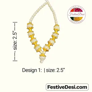 Mini Haar Mala – Artificial Garland for God Idols, Mandir & Pooja Decoration