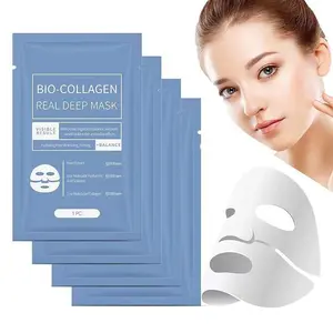 Biological Collagen Deep Moisturizing Mask, Instant Hydration & Firming, Facial Treatment, Suitable for All Skin Types, Daily Use