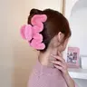 Large Plush Cloud Hair Clip, Sweet Dopaemon Style, Autumn Winter Shark Clip, Multiple Hair Volume, Cute Back-Of-Head Design, Decorative Hair Clips