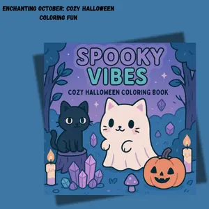 Enchanting October: Cozy Halloween Coloring Fun