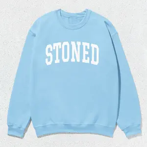 Stoned Sweatshirt – Unisex Collegiate Crewneck, Funny Weed Pullover, 420 Cozy Gift Sweater