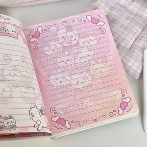 Cute Chiikawa Hachiware Usagi leather thickened cartoon full color inner page diary notepad