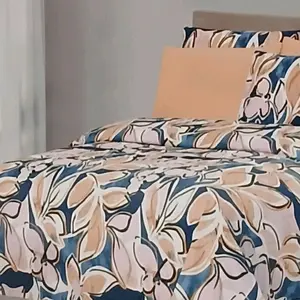 6 Pieces Queen Sheet Bamboo Set Includes Floral Bedding Design for Your Home with Elegant Floral Patterns