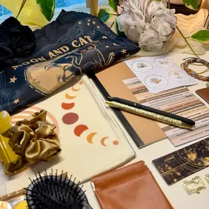 Ember Moon Bookish Bundle l Cozy Items for Readers and Journal Lovers