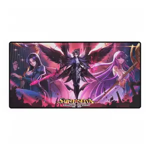 [Sale off up to 65%][Free Ship] Anime Desk Mat - Saint Seiya Gaming Mouse Pad, Office Decor, Game Room Accessory, Stylish Work Station Mat, Gift for Gamers - Saint Seiya