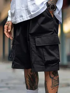Men's Plus Size Multifunctional cargo shorts, Multiple Colors Available, Suitable for Outdoor, Construction, Hiking & Casual Wear