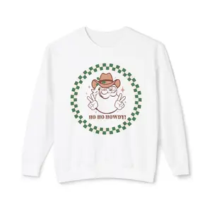 Ho Ho Howdy - Festive Holiday Pullover