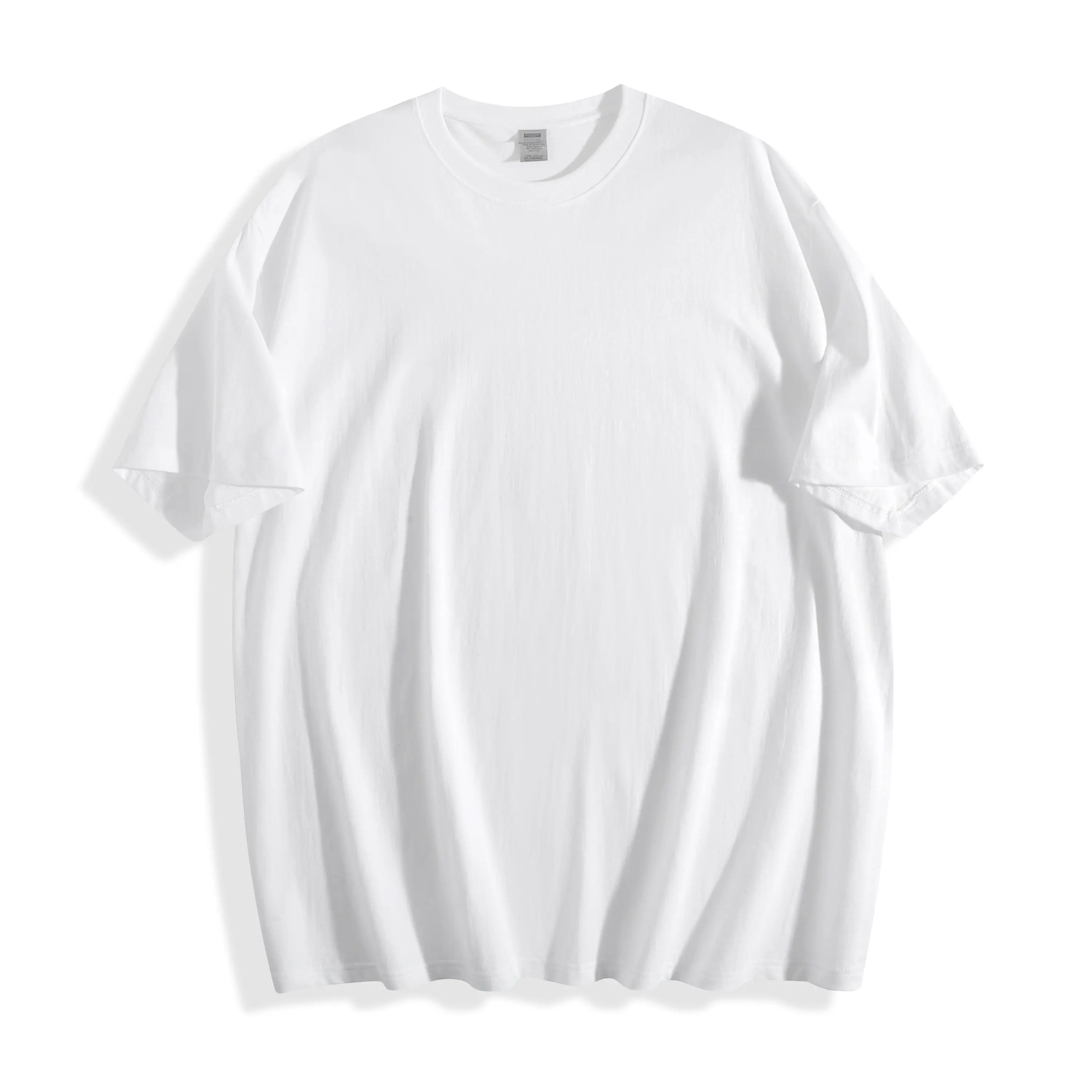 Solid white T-shirt
