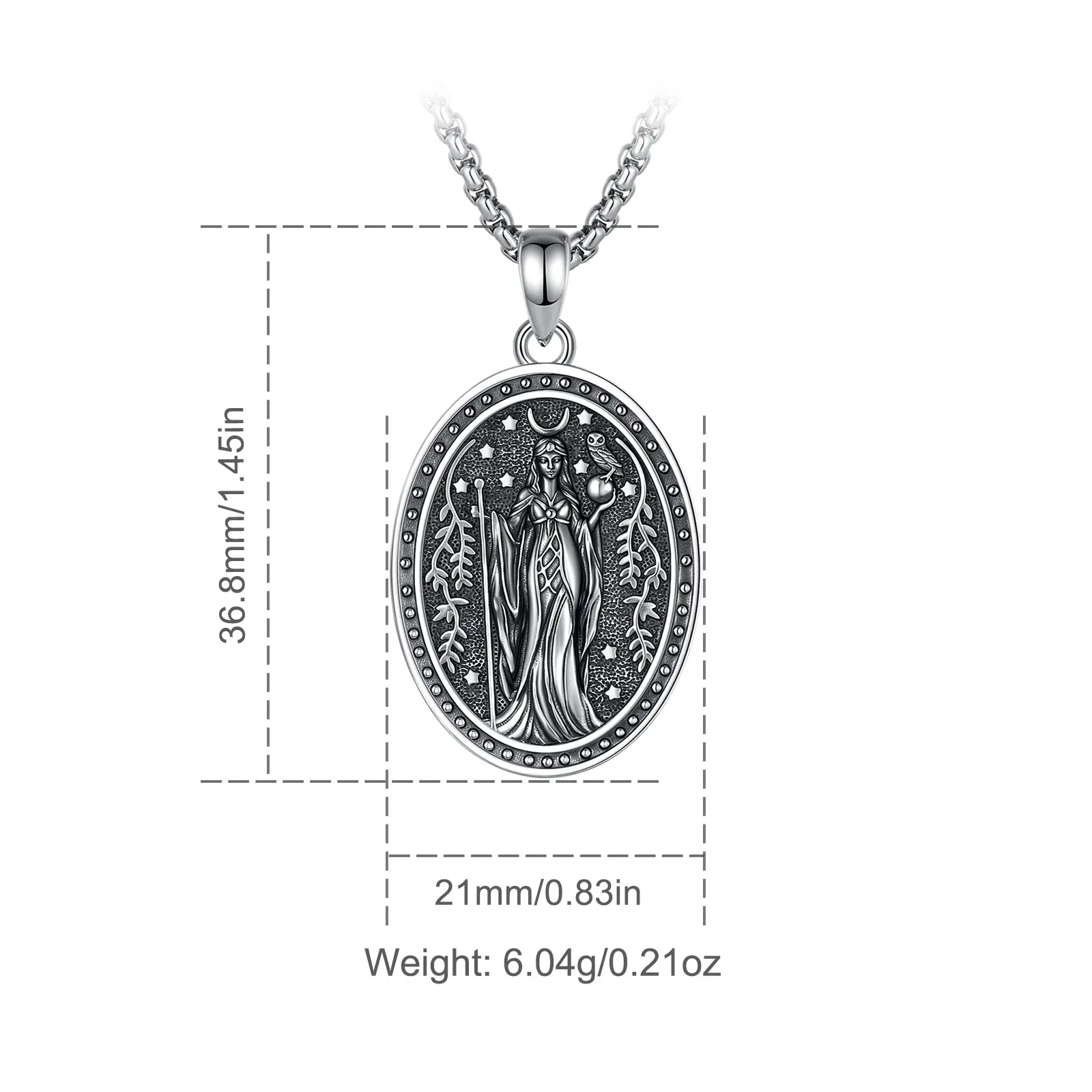 Primordial Nyx Goddess Oval