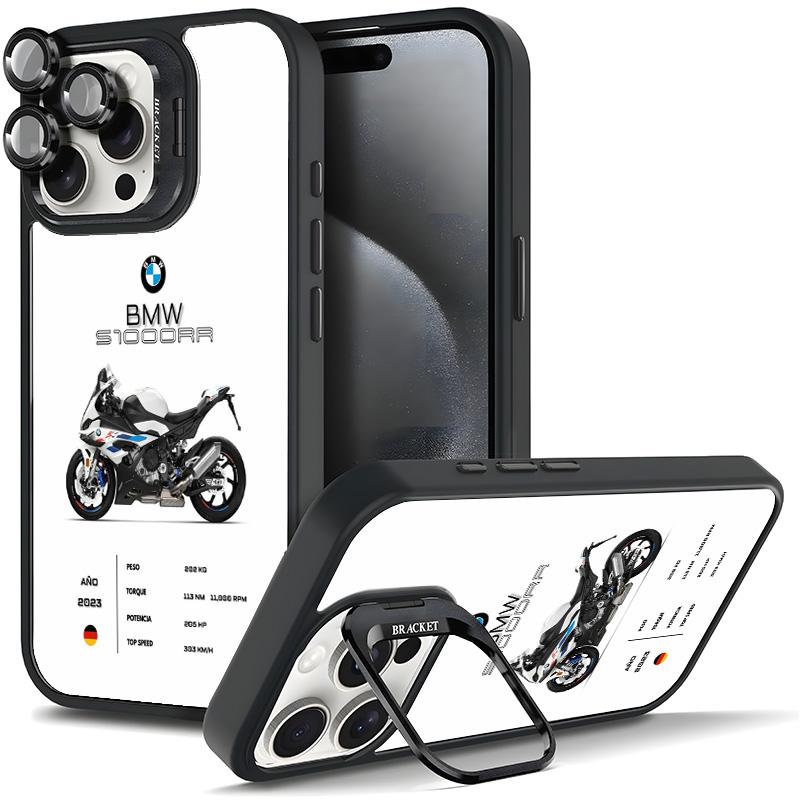 Racing Bike Phone Case, Edgy Motorcycle Aesthetic For Samsung iphone 17/AIR 16 15 14 13 12 11 PRO PLUS MAX COOL Fashionable Tough Magnetic Durable Metal lens frame Film Bracket Stand Gift Full Protection Camera Holder Phone Cases Cover 11X-L1104
