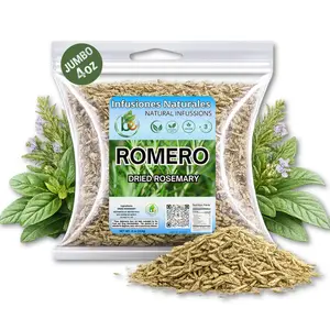 VIRAL Infusiones Naturales Premium Hojas de Romero Loose Whole Rosemary Dried Leaves Tea 4oz 113gr Rosmarinus Officinalis Crafted By Nature 100% All Natural Non-GMO Gluten-Free Beverage Flavor