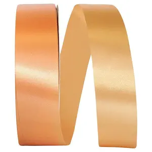 Florist Ribbons:  Acetate / Satin Supreme Cooler Ribbon -- Peach Color --- Various Sizes