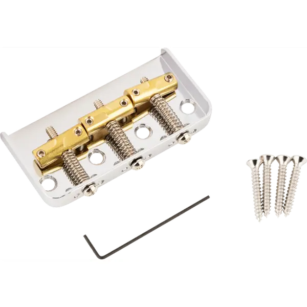 Genuine Fender Vintage-Style 3-Saddle Custom "Cut-Off" Telecaster Bridge