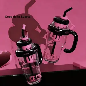 1300ML Thermal Mug with Tea Infuser and Spout, Asa Grande, of High Capacity, Hello, Dust-resistant, Summer Vase for Women and Students, Large Vase, Vase of the Luck of the Ice King, Kitchenware