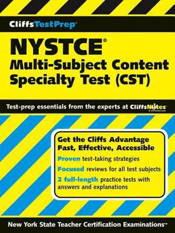 USED Book - CliffsTestPrep NYSTCE: Multi-Subject Content Specialty Test (CST) by American BookWorks Corporation (Paperback) - english