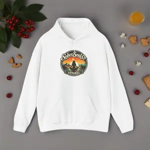 Men's By The Grace Of God Spiritual Faith Graphic Hoodie, Menswear Long Sleeve Casual Fashion Tops