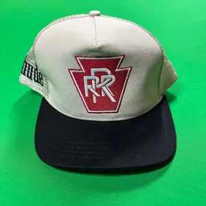 Rhude Triple R Trucker Cap White Red